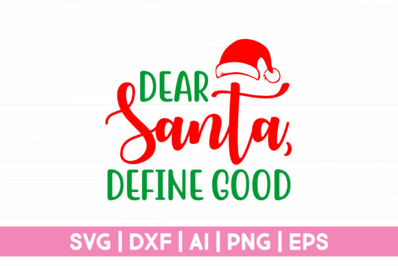 Dear Santa Funny Christmas Gifts Design Review