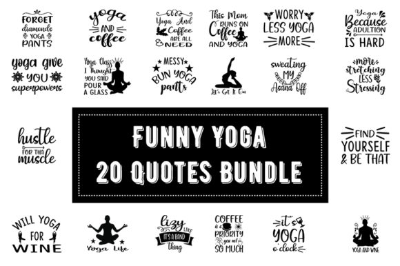 Funny Yoga 20 Quotes Bundle: A Designer’s Review