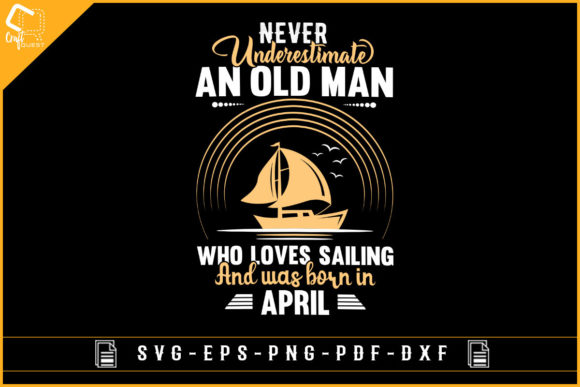 Sailing Lover Funny Design Born in April Review