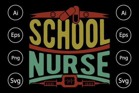 School Nurse, Funny Nurse Design Review